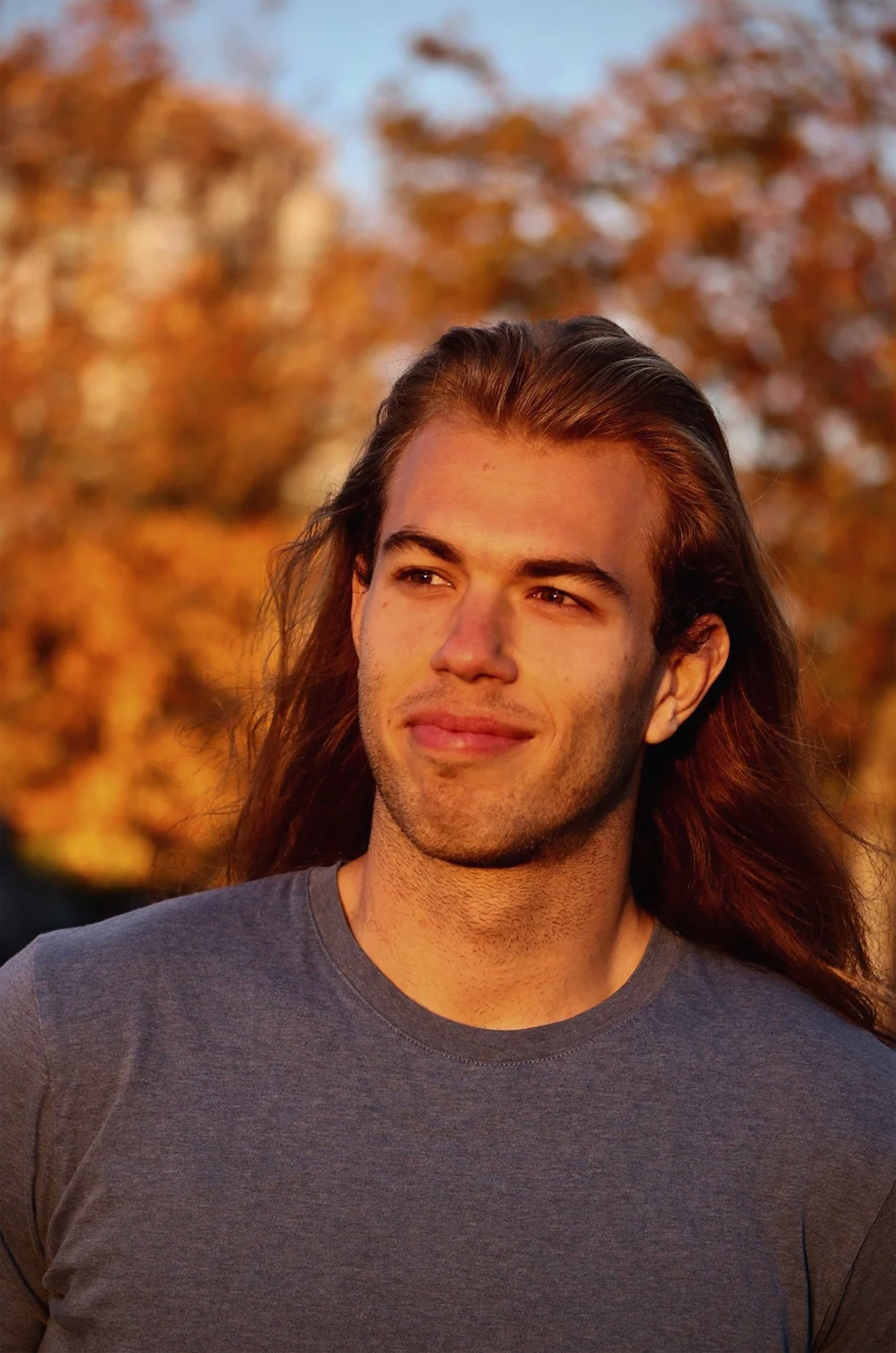Male headshot in autumn